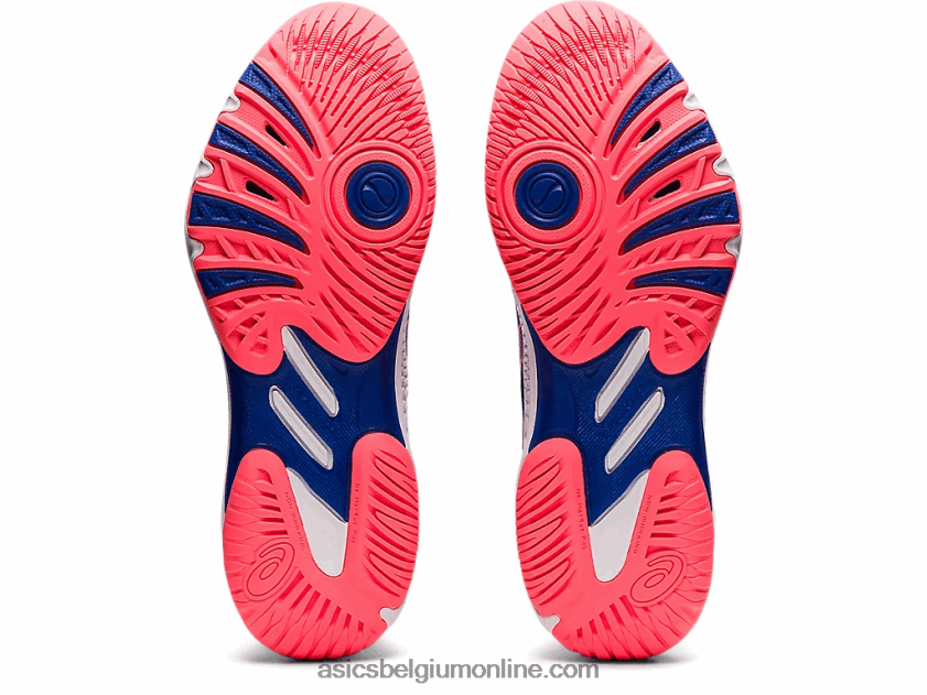 netburner ballistisch ff 2 V6HXR22356 lapis lazuli blauw/laaiend koraal Asics